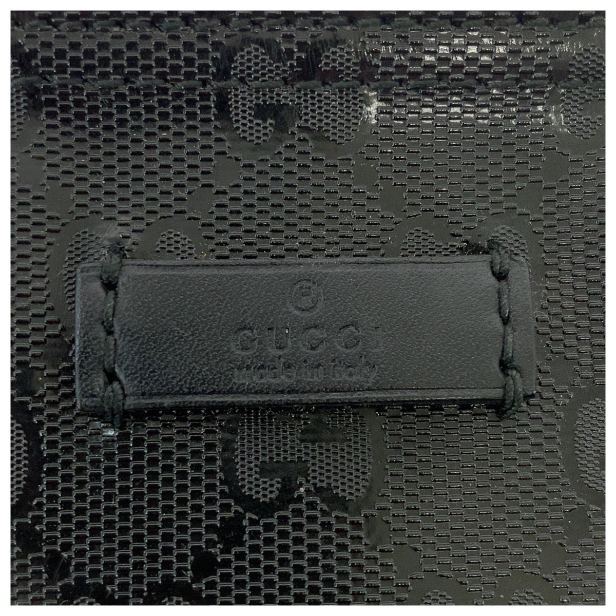 18621
GUCCI グッチ GGインプリメ ブラック 黒 PVC 201446 ショルダーバッグ メッセンジャーバッグ 男女兼用 メンズ A58