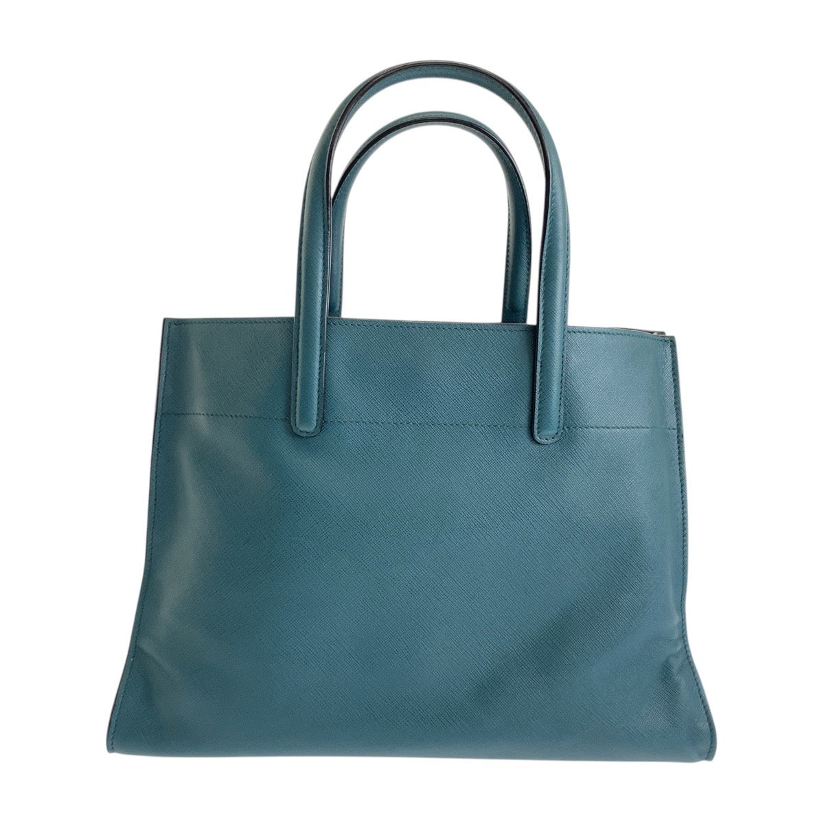 18626
PRADA プラダ サフィアーノ 三角ロゴプレート グリーン ゴールド金具 トートバッグ ショルダーバッグ 2way  レディース ABP63