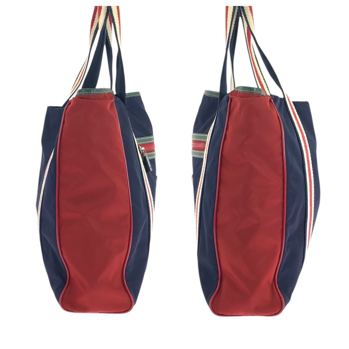 18632
GUCCI グッチ シェリーライン クレスト ネイビー レッド グリーン ナイロン 189665 トートバッグ ショルダーバッグ メンズ ABP38