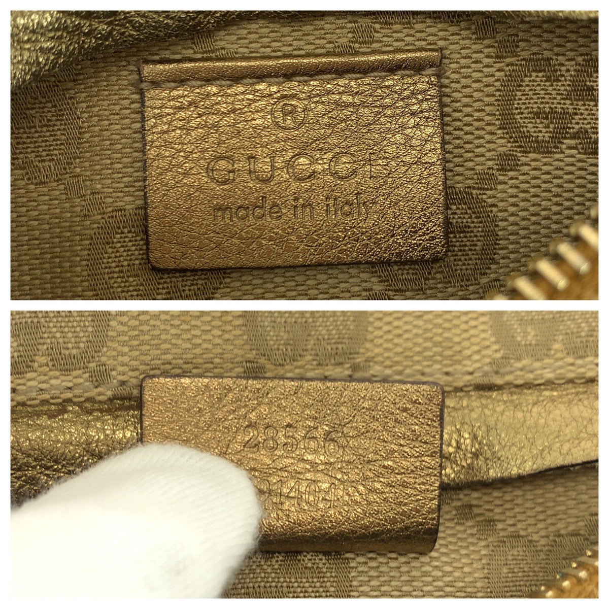 18638
GUCCI グッチ シェリーライン ベージュ ゴールド ピンク ゴールド金具 GGキャンバス 28566 ウエストバッグ バムバッグ  レディース AB30