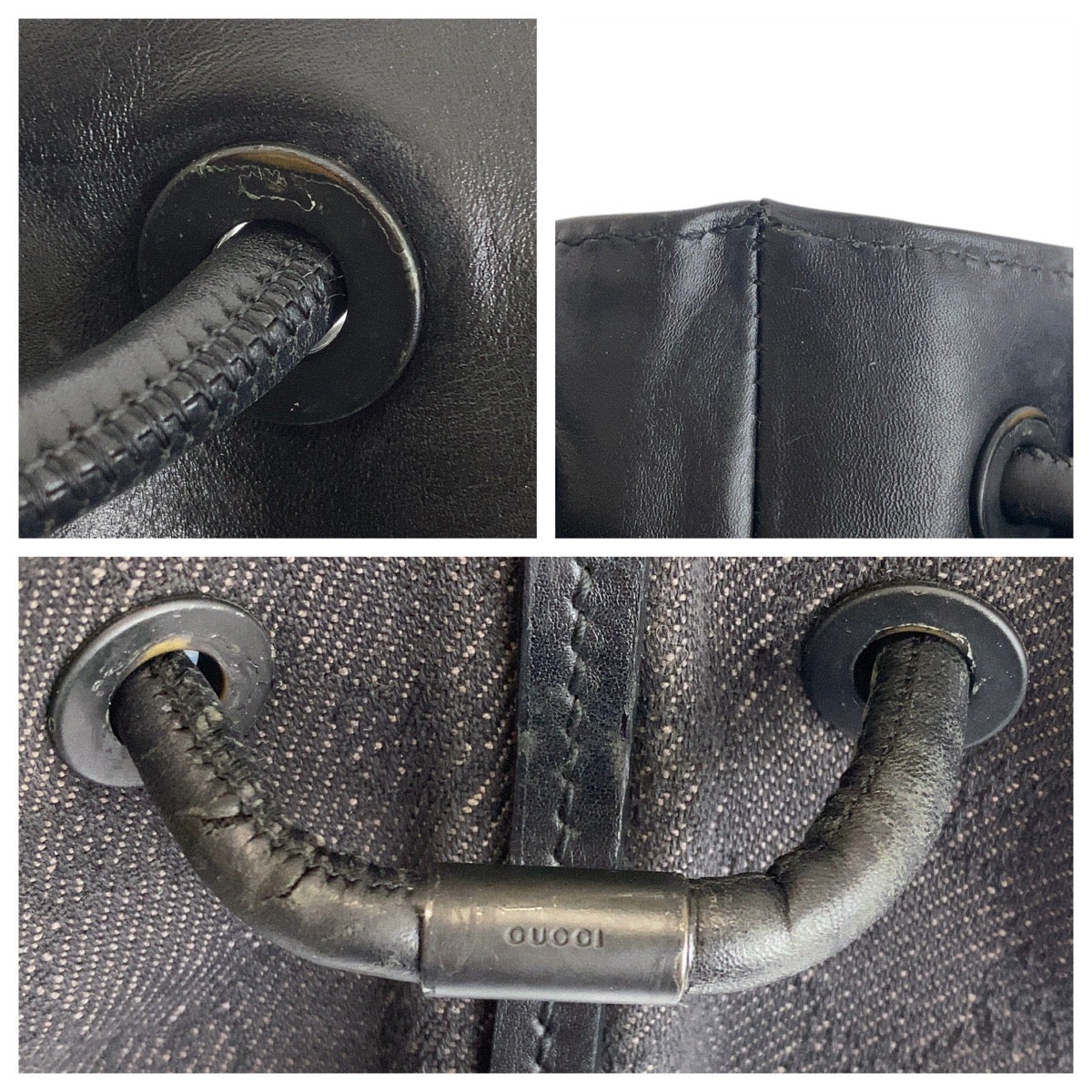 18640
GUCCI グッチ ブラック 黒 GGキャンバス / レザー 101341 ショルダーバッグ レディース ABP33