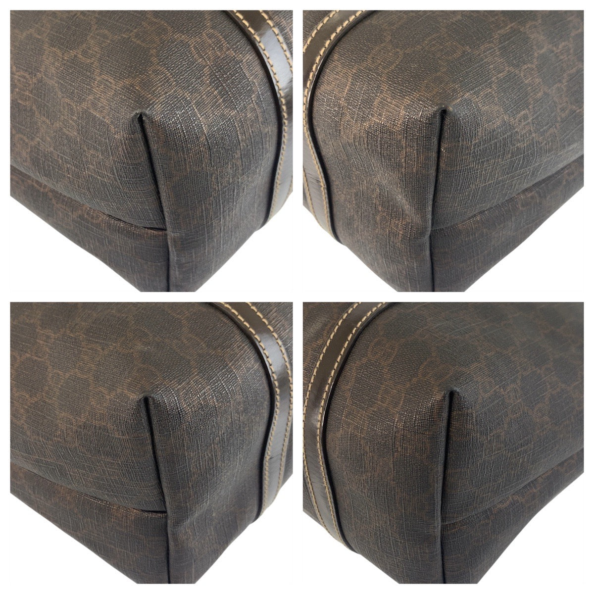 18653
GUCCI グッチ ブラウン ゴールド金具 GGスプリームキャンバス 197953 トートバッグ ショルダーバッグ  レディース ABP40