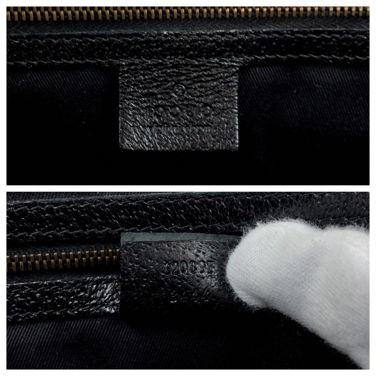 18658
GUCCI グッチ ブラック 黒 ゴールド金具 GGキャンバス 120897 トートバッグ ショルダーバッグ レディース ABP42