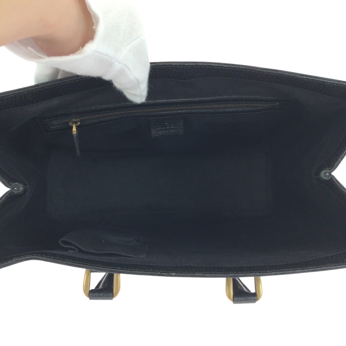 18658
GUCCI グッチ ブラック 黒 ゴールド金具 GGキャンバス 120897 トートバッグ ショルダーバッグ レディース ABP42