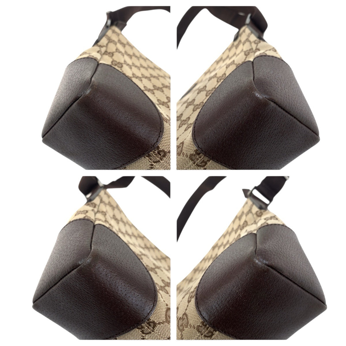 18670
GUCCI グッチ ブラウン シルバー金具 GGキャンバス / レザー 114273 ショルダーバッグ ポシェット レディース ABP48