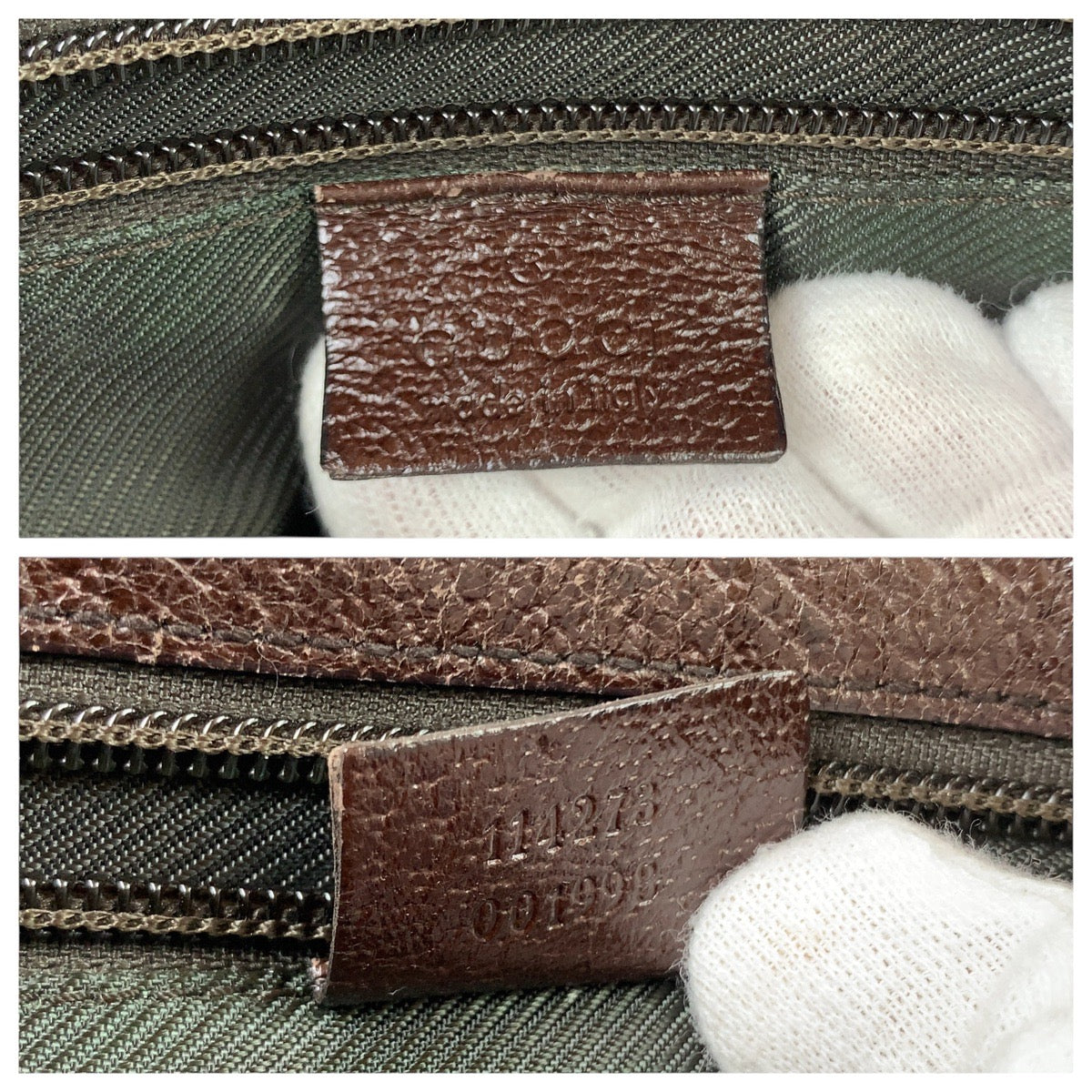 18670
GUCCI グッチ ブラウン シルバー金具 GGキャンバス / レザー 114273 ショルダーバッグ ポシェット レディース ABP48