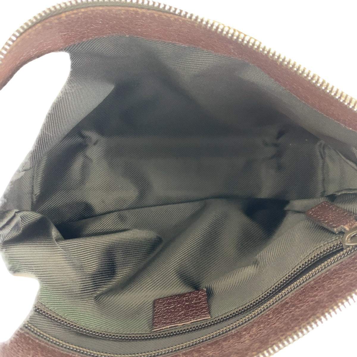 18670
GUCCI グッチ ブラウン シルバー金具 GGキャンバス / レザー 114273 ショルダーバッグ ポシェット レディース ABP48