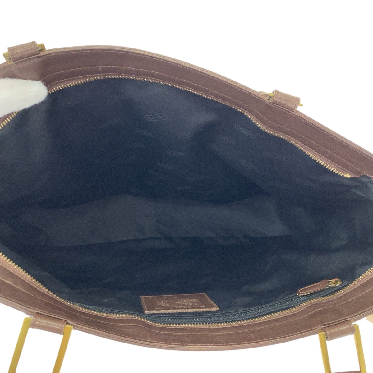 18690
COACH コーチ ヴィンテージ オールドコーチ ブラウン ゴールド金具 レザー M8E-6709 トートバッグ ショルダーバッグ  レディース AB8