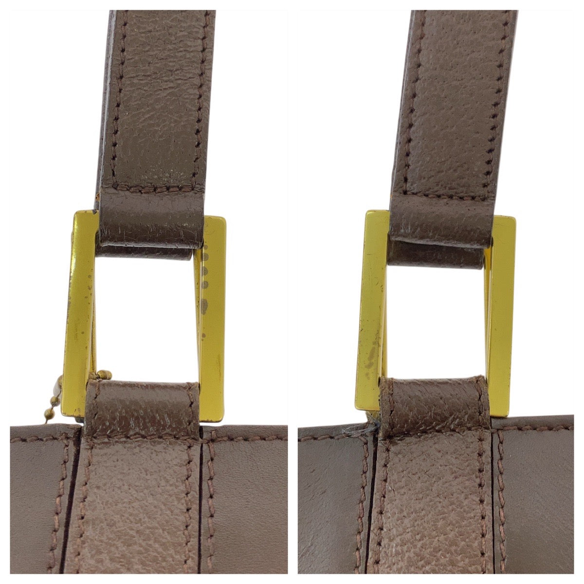 18690
COACH コーチ ヴィンテージ オールドコーチ ブラウン ゴールド金具 レザー M8E-6709 トートバッグ ショルダーバッグ  レディース AB8