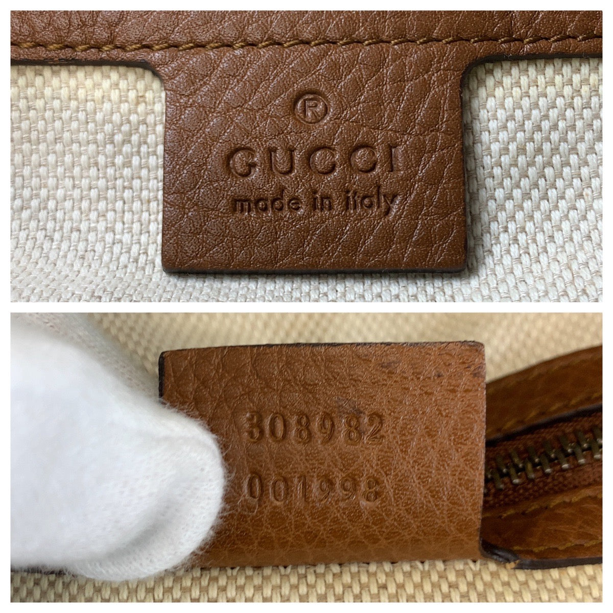 18694
GUCCI グッチ ソーホー インターロッキング ブルー ブラウン ゴールド金具 デニム 308982 ショルダーバッグ トートバッグ  レディース ABP78