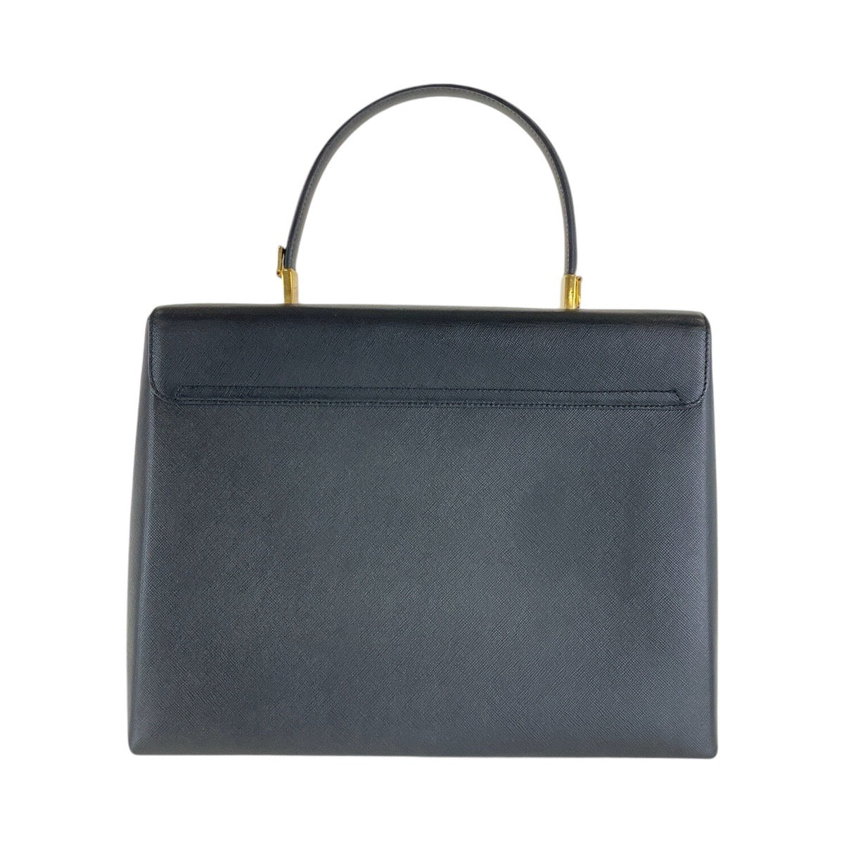 18697
Salvatore Ferragamo サルヴァトーレフェラガモ ガンチーニ ブラック 黒 ゴールド金具 レザー ハンドバッグ  レディース ABP40