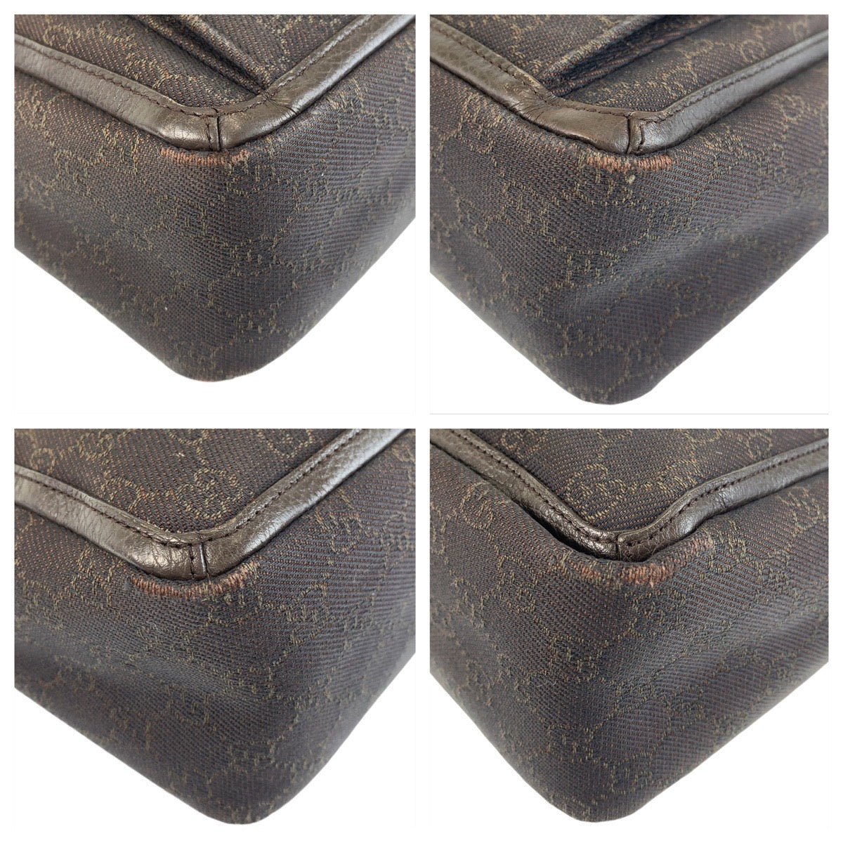 18708
GUCCI グッチ アビー ブラウン シルバー金具 GGキャンバス / レザー 268639 トートバッグ ショルダーバッグ  レディース AB39