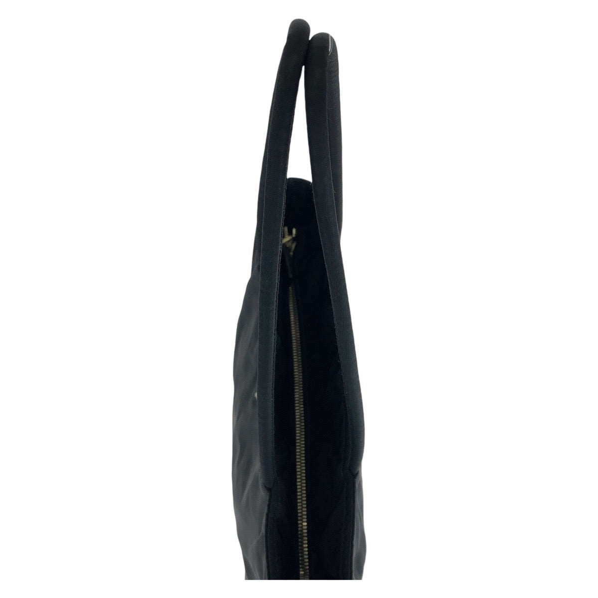 18709
PRADA プラダ テスート 三角ロゴプレート ブラック 黒 シルバー金具 ナイロン トートバッグ ショルダーバッグ  レディース ABP40