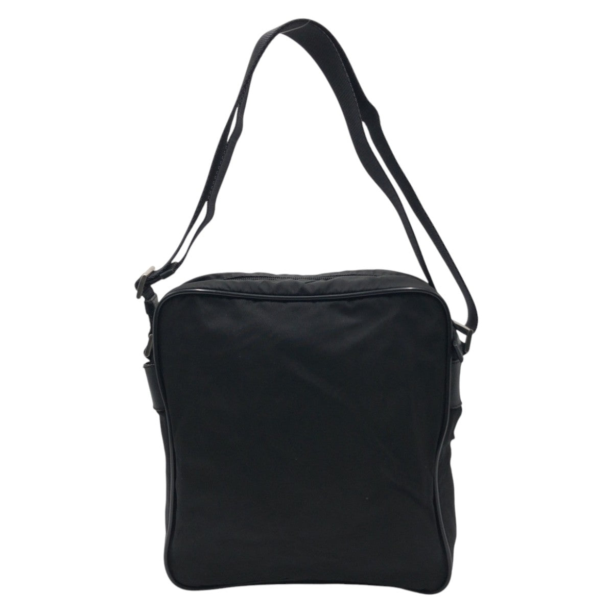 18719
PRADA プラダ テスート 三角ロゴ 男女兼用 ブラック 黒 ナイロン ショルダーバック メッセンジャーバッグ  メンズ ABP40