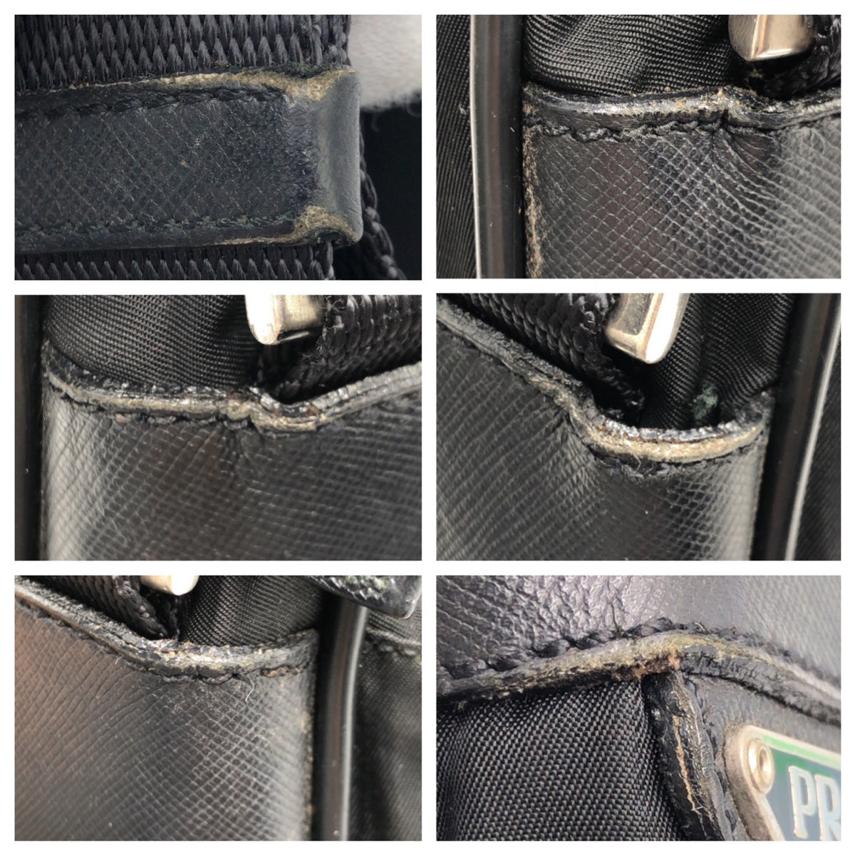 18719
PRADA プラダ テスート 三角ロゴ 男女兼用 ブラック 黒 ナイロン ショルダーバック メッセンジャーバッグ  メンズ ABP40