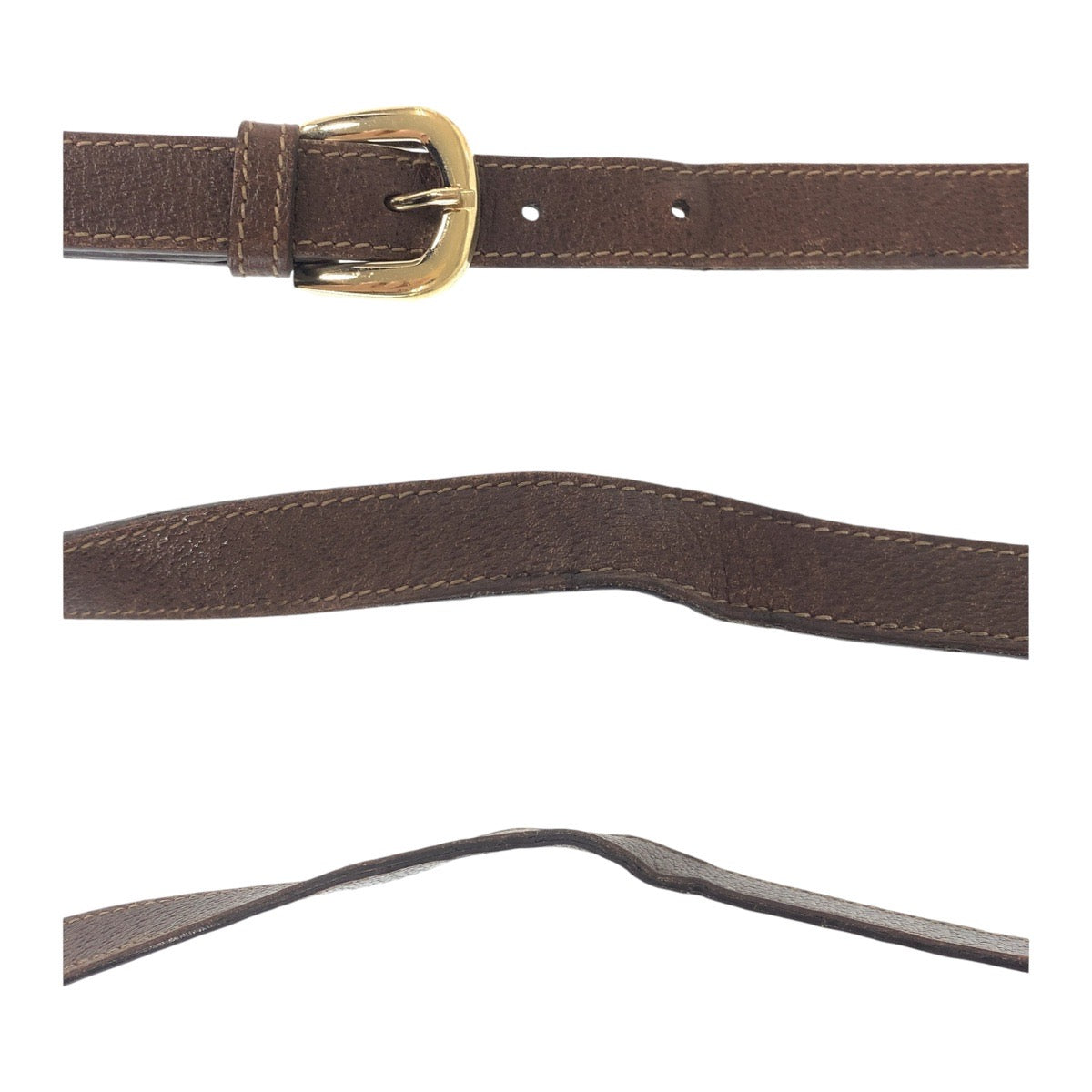 18720
GUCCI グッチ アビー ベージュ ブラウン ゴールド金具 GGキャンバス / レザー 131326 ショルダーバッグ ポシェット レディース AB40