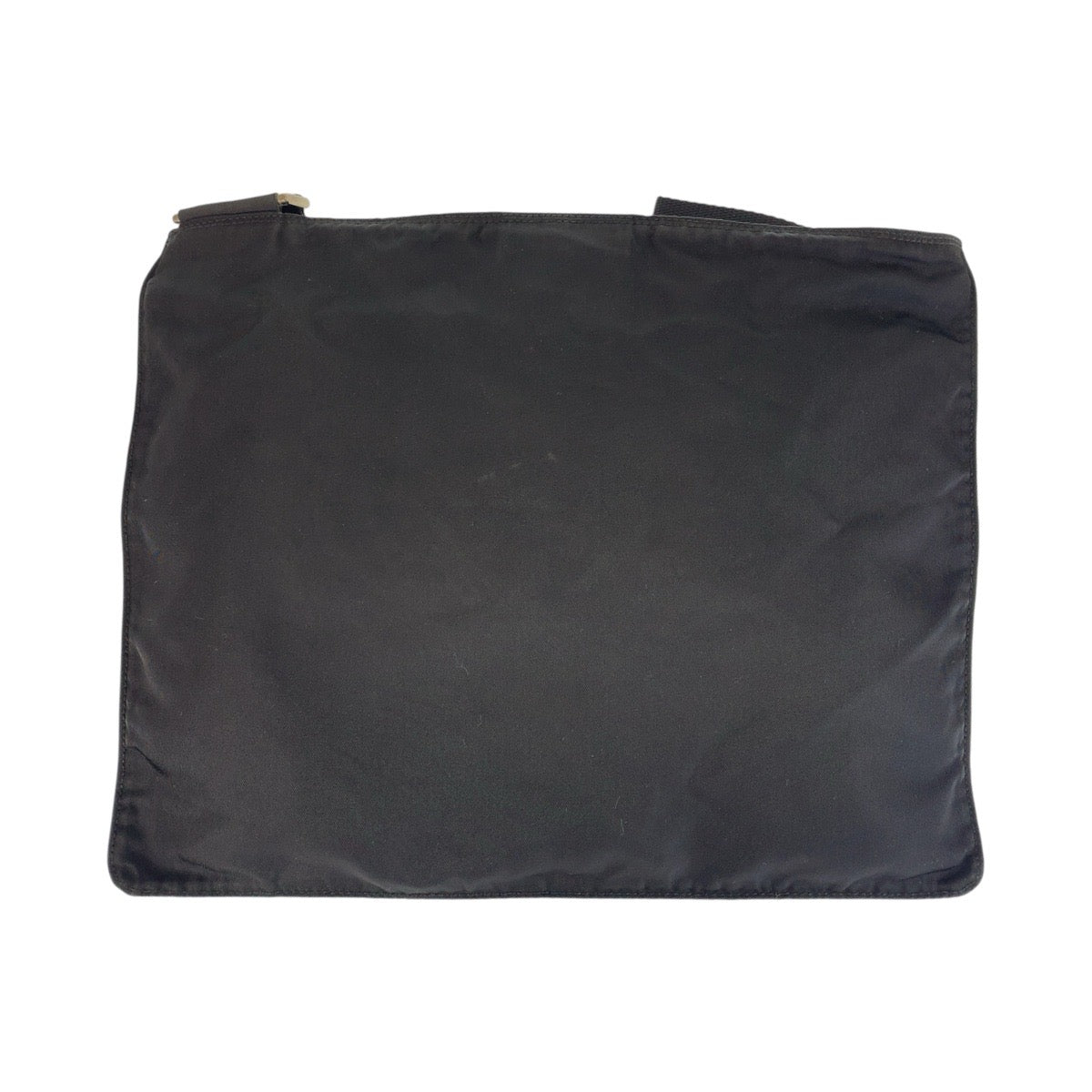 18724
PRADA プラダ テスート 三角ロゴプレート ブラック 黒 シルバー金具 ナイロン ショルダーバッグ メッセンジャーバッグ  レディース ABP39