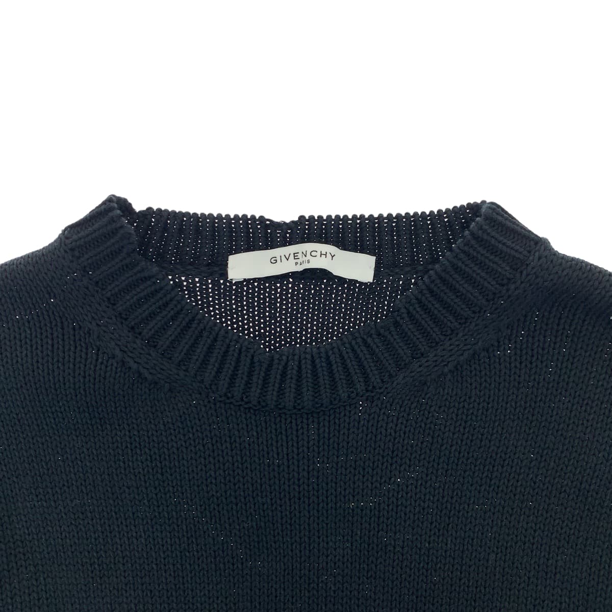 18735
Givenchy ジバンシー ロゴ サイズS ブラック 黒 ニット ニット セーター メンズ ABP32