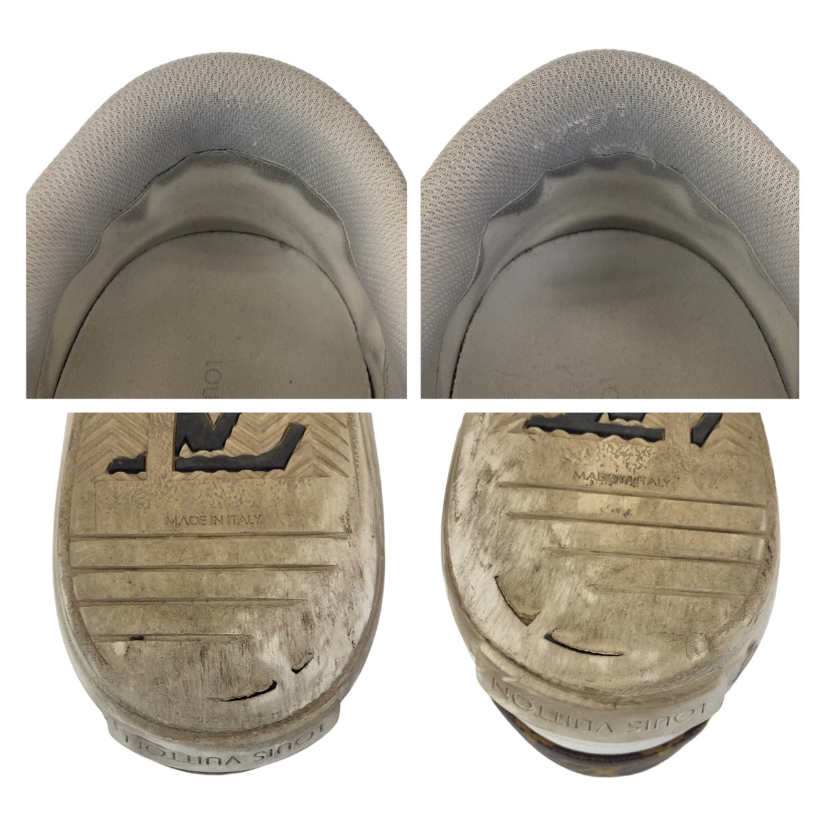 18744
LOUIS VUITTON ルイヴィトン チャーリーライン 29.5cm ホワイト 白 マルチカラー レザー スニーカー ローカット LVロゴ メンズ AB36