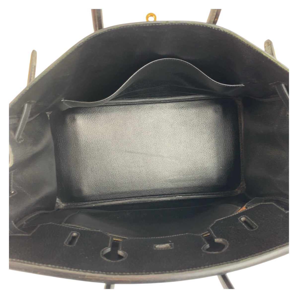 18753
HERMES エルメス ヴィンテージ バーキン 35 ブラック 黒 ゴールド金具 アルデンヌ ハンドバッグ トートバッグ □C刻印 レディース A1550