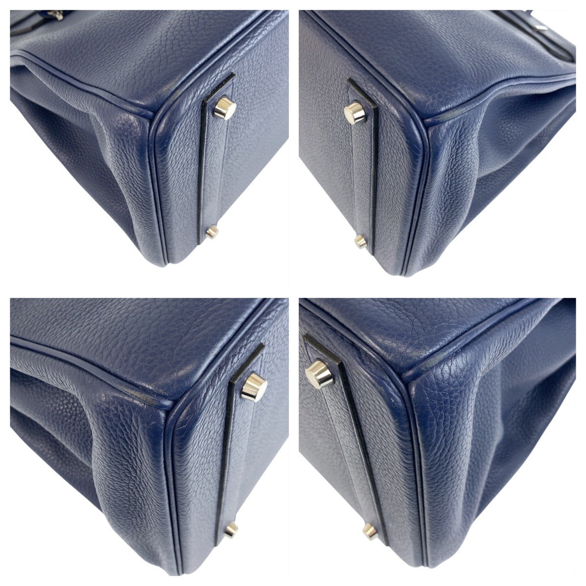 18754
HERMES エルメス バーキン 40 ブルーサフィール シルバー金具 トリヨンクレマンス ハンドバッグ トートバッグ ビジネスバッグ メンズ ABP1700