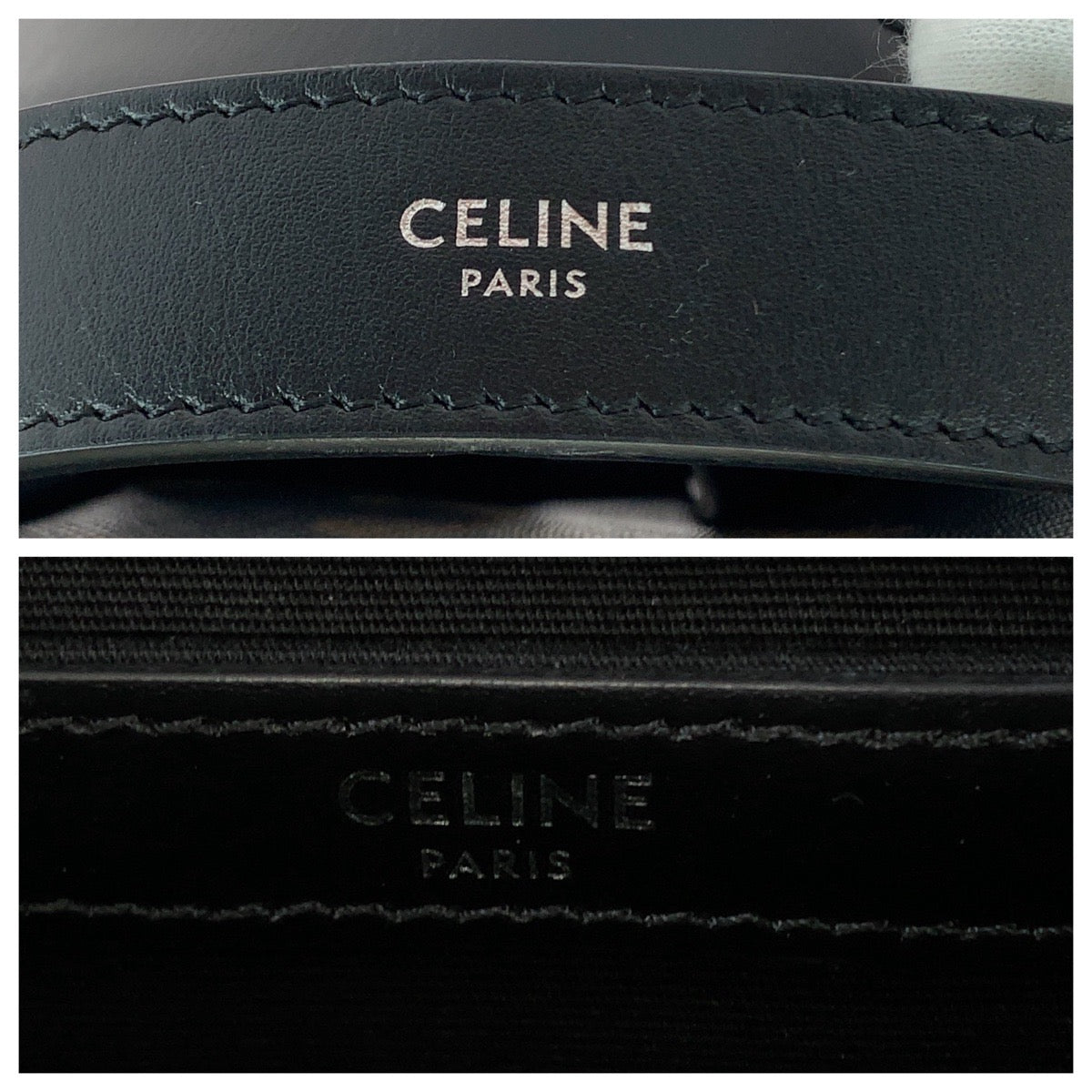 18755
CELINE セリーヌ トリオンフ ダークブラウン シルバー金具 PVC 111812EU3 38SI リュックサック バックパック  メンズ A280