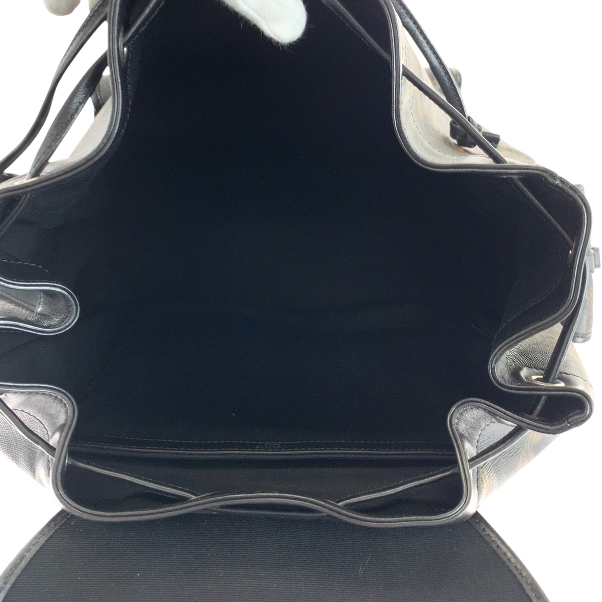 18755
CELINE セリーヌ トリオンフ ダークブラウン シルバー金具 PVC 111812EU3 38SI リュックサック バックパック  メンズ A280