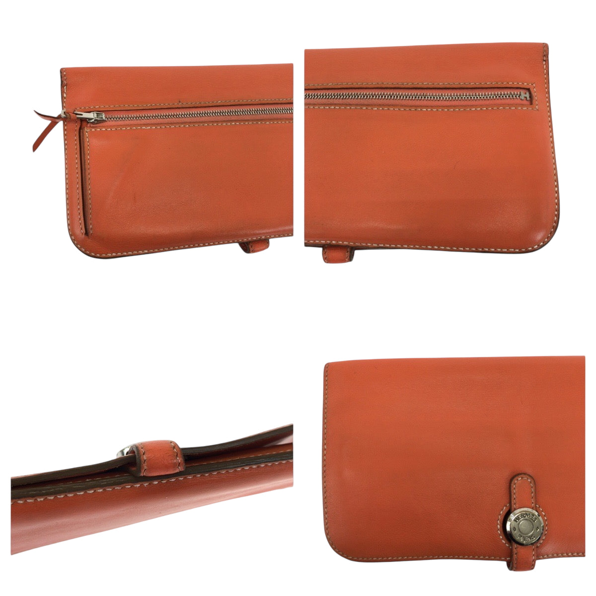 18756
HERMES エルメス ドゴン ロング ヴォースイフト 長財布 ロングウォレット ▫︎R刻印  レディース AB36