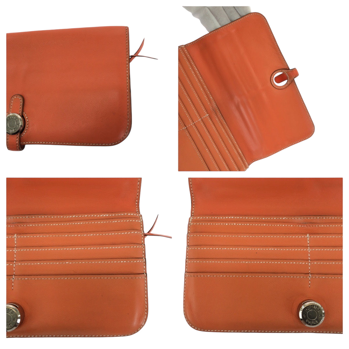 18756
HERMES エルメス ドゴン ロング ヴォースイフト 長財布 ロングウォレット ▫︎R刻印  レディース AB36