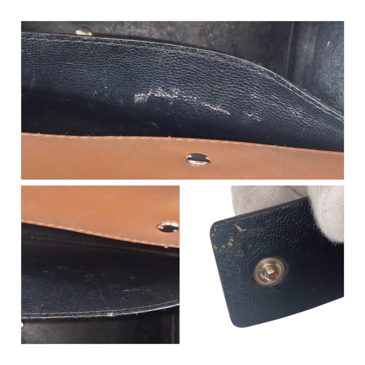 18758
Givenchy Horizon Small Bag Brown Silver Hardware Leather Handbag Shoulder Bag 2WAY Ladies AB38
