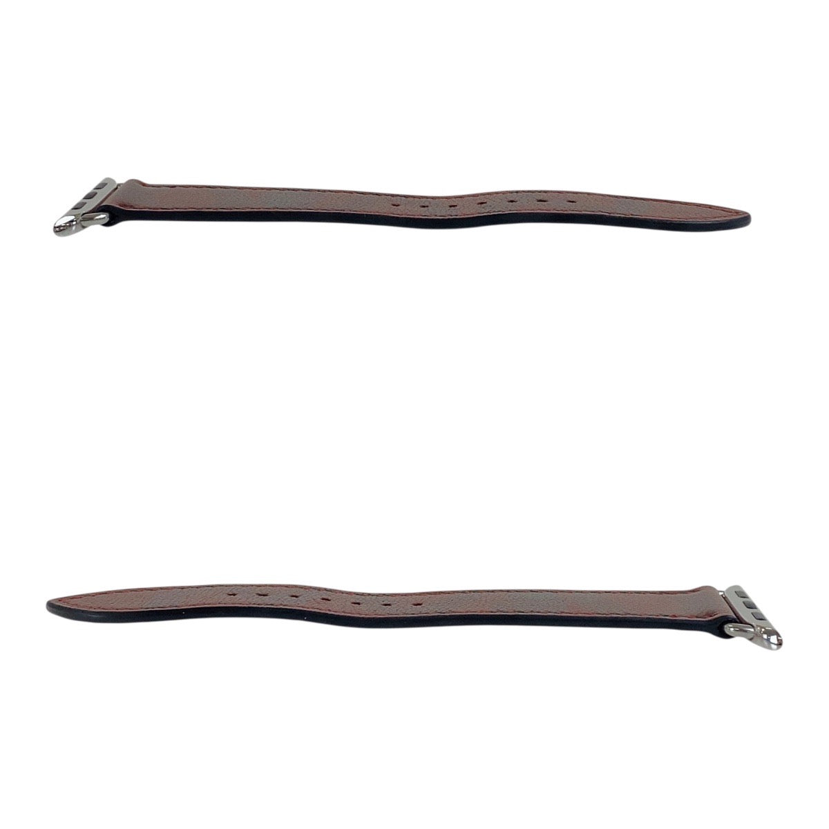 18760
HERMES エルメス サーキットH シンプルトゥール ワインレッド シルバー金具 レザー アップルウォッチバンド 38mm Z刻印  レディース A28