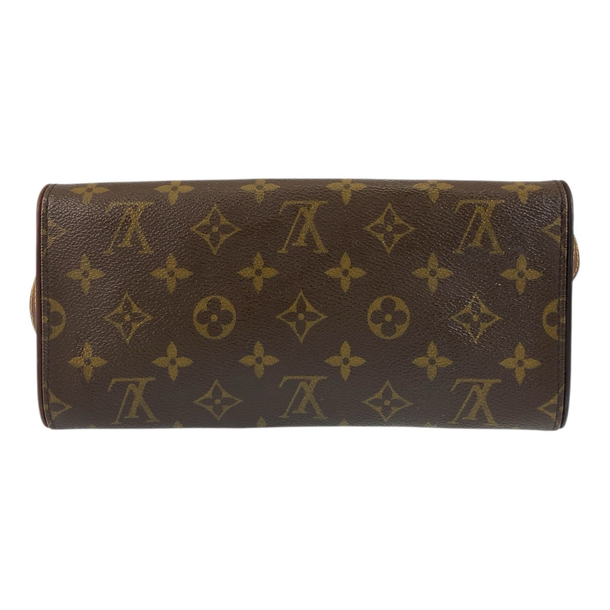 18773
LOUIS VUITTON ルイヴィトン モノグラム ポシェットツインGM ブラウン ゴールド金具 PVC M51852 ショルダーバッグ ポシェット  レディース