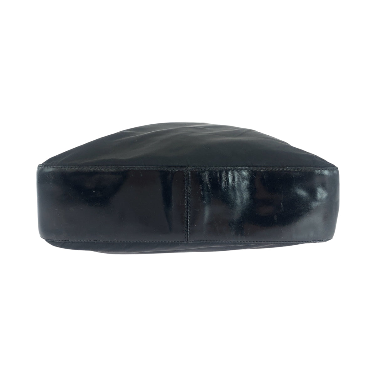 18776
PRADA プラダ テスート ロゴ ブラック 黒 シルバー金具 ナイロン / パテントレザー トートバッグ ショルダーバッグ  レディース ABP18