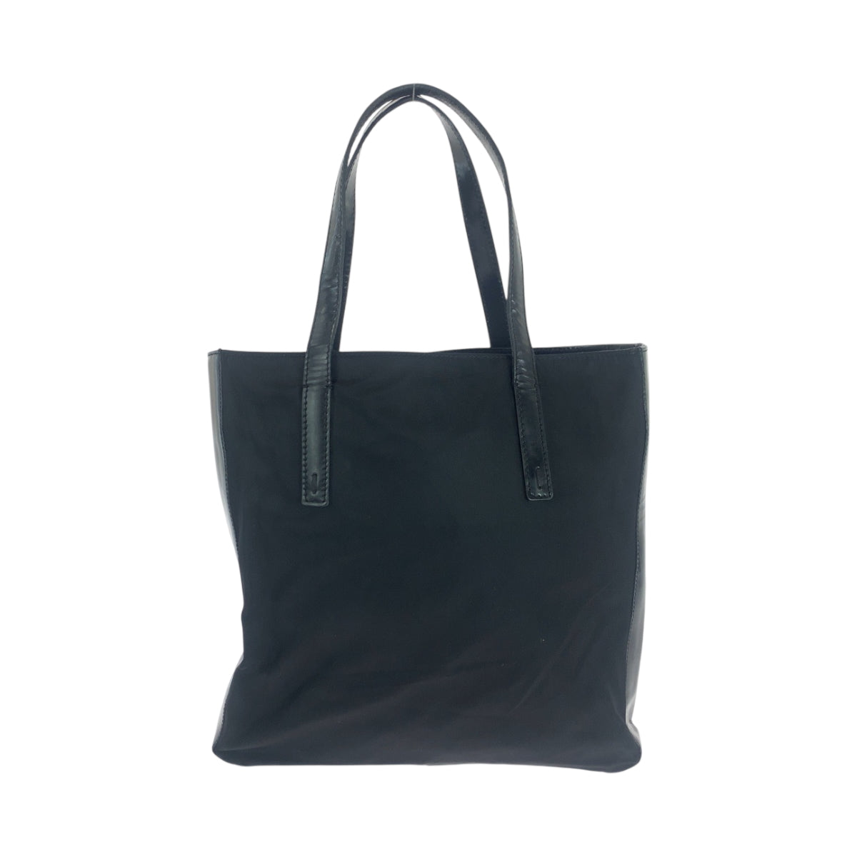 18776
PRADA プラダ テスート ロゴ ブラック 黒 シルバー金具 ナイロン / パテントレザー トートバッグ ショルダーバッグ  レディース ABP18
