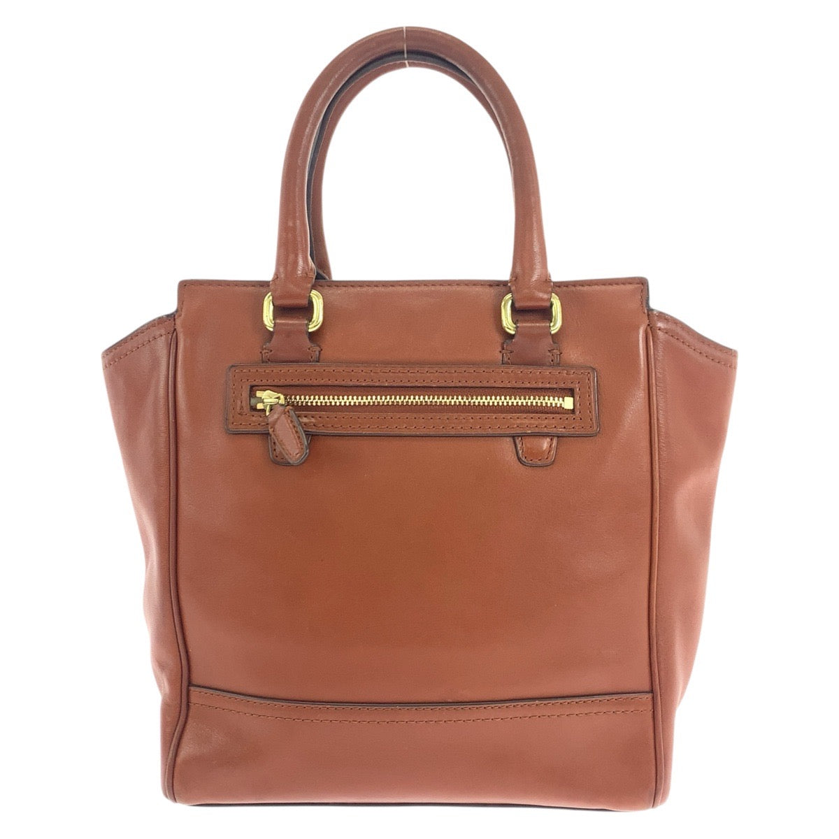 18777
COACH コーチ タッセル ブラウン ゴールド金具 レザー トートバッグ ハンドバッグ  レディース AB6