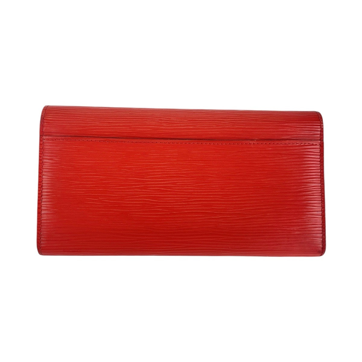 18785
LOUIS VUITTON ルイヴィトン エピ ポルトフォイユ サラ コクリコ シルバー金具 レザー M60723 ロングウォレット レディース ABP32