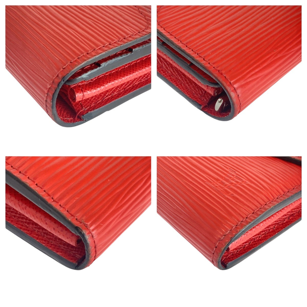 18785
LOUIS VUITTON ルイヴィトン エピ ポルトフォイユ サラ コクリコ シルバー金具 レザー M60723 ロングウォレット レディース ABP32