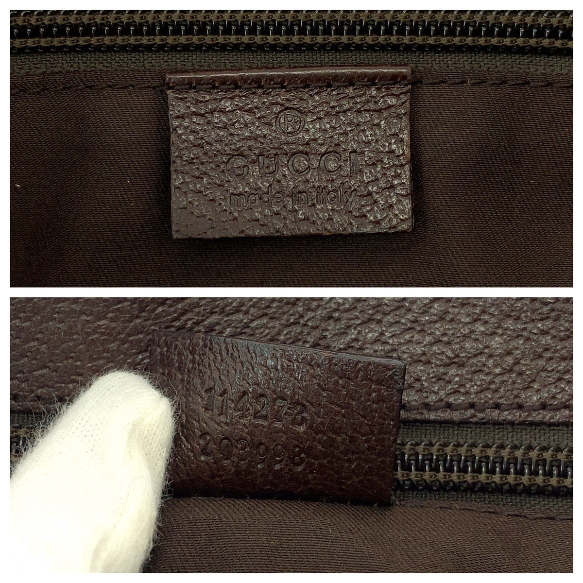 18787
GUCCI グッチ ブラウン ベージュ シルバー金具 GGキャンバス 114273 ショルダーバッグ メッセンジャーバッグ  レディース B39