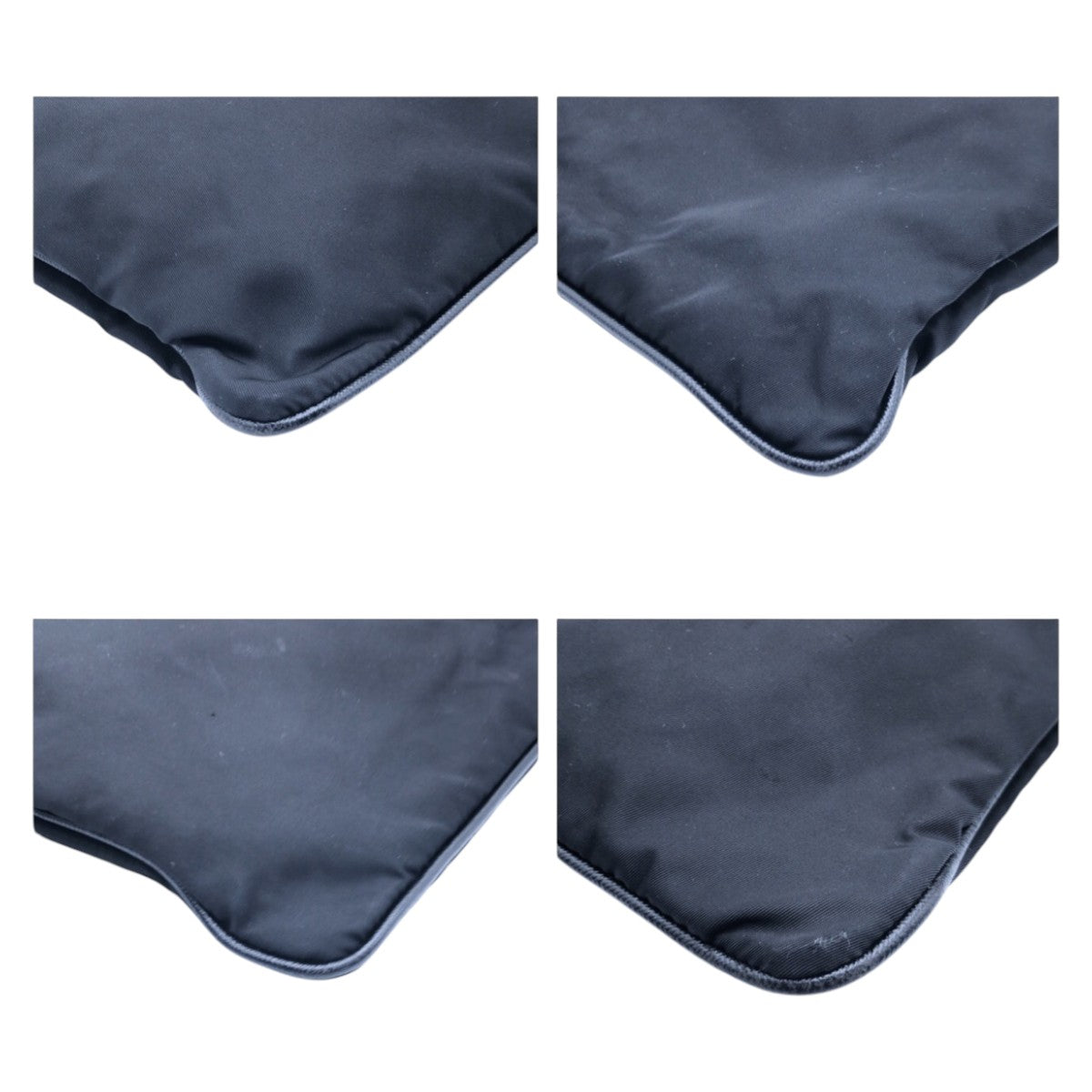 18792
PRADA プラダ テスート 三角ロゴプレート ブラック 黒 シルバー金具 ナイロン ショルダーバッグ ポシェット  レディース AB40