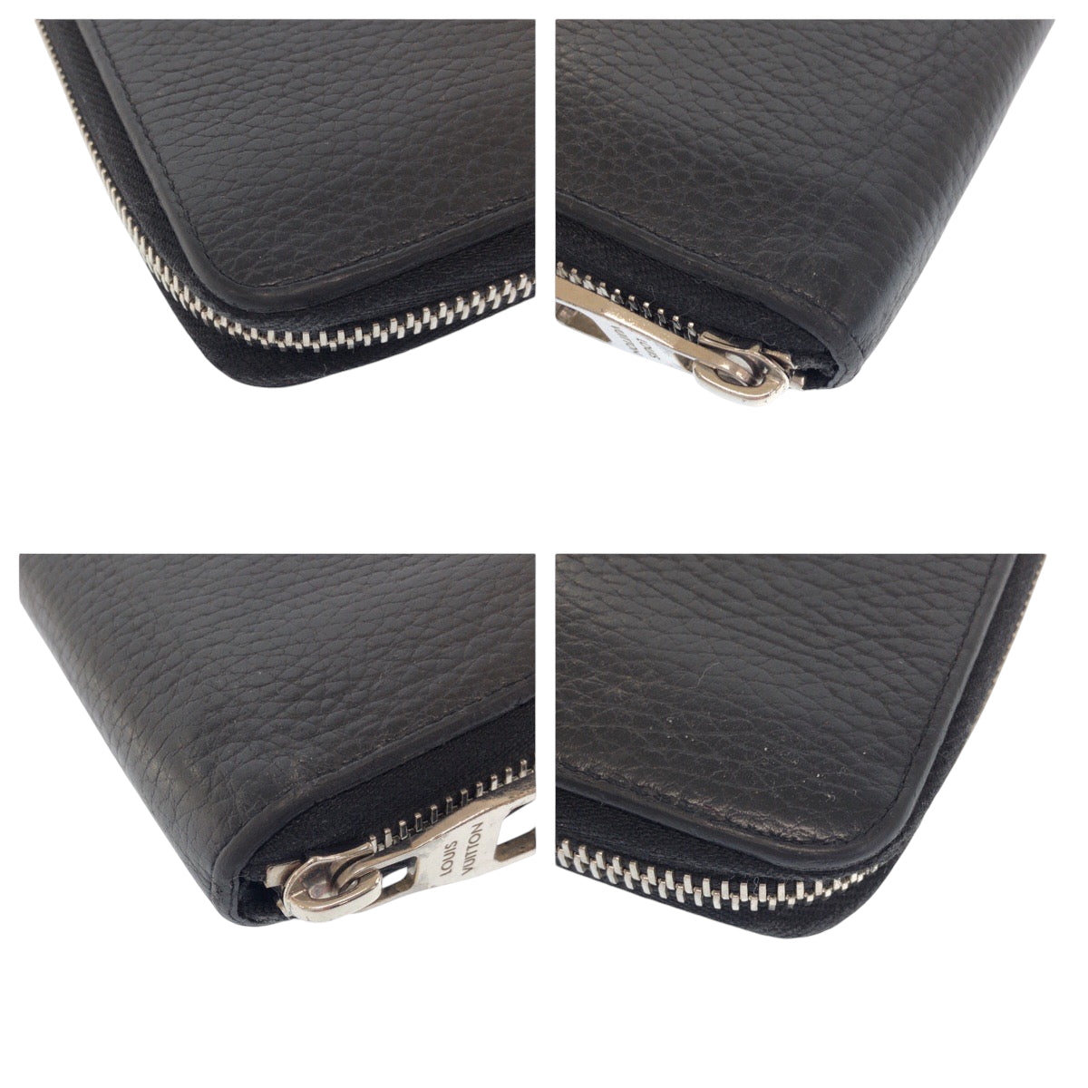 18793
LOUIS VUITTON ルイヴィトン ジッピーウォレット ヴェルティカル ブラック 黒 シルバー金具 レザー M58412 長財布 ラウンドファスナー メンズ AB34