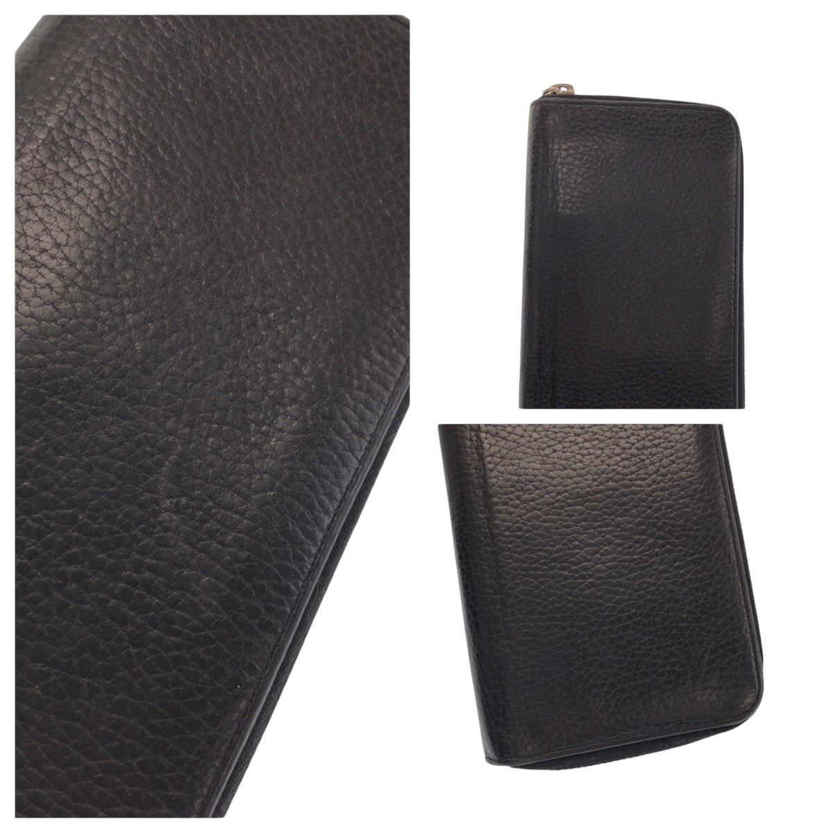 18793
LOUIS VUITTON ルイヴィトン ジッピーウォレット ヴェルティカル ブラック 黒 シルバー金具 レザー M58412 長財布 ラウンドファスナー メンズ AB34