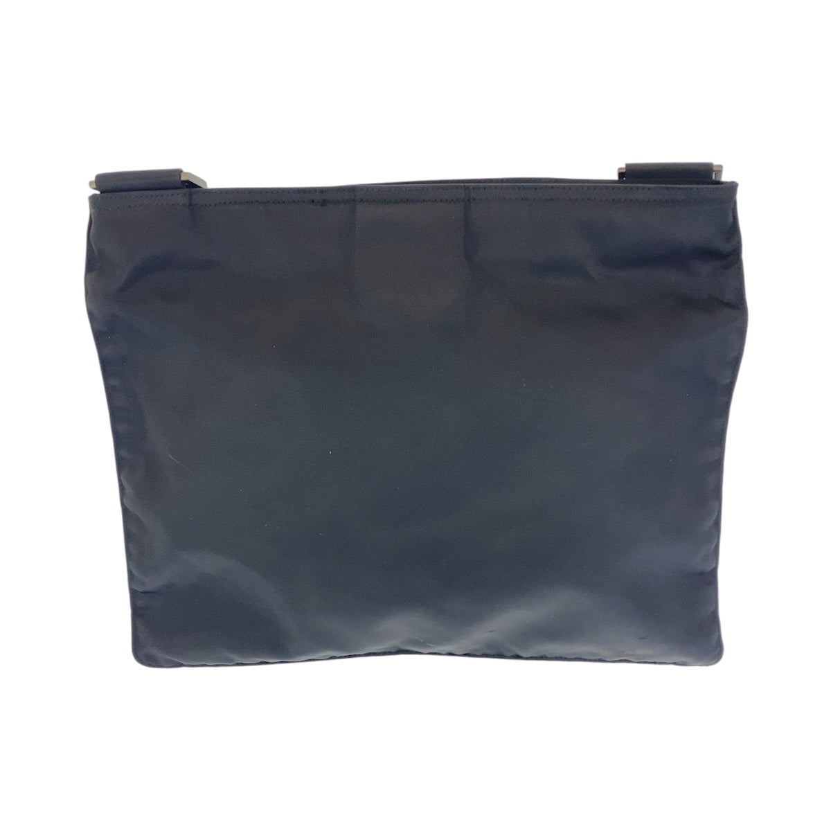 18801
PRADA プラダ テスート 三角ロゴプレート ブラック 黒 シルバー金具 ナイロン ショルダーバッグ ポシェット  レディース ABP39