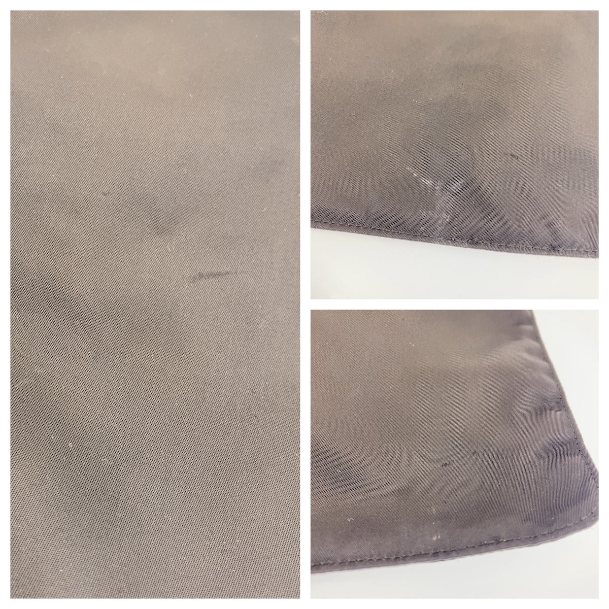 18801
PRADA プラダ テスート 三角ロゴプレート ブラック 黒 シルバー金具 ナイロン ショルダーバッグ ポシェット  レディース ABP39