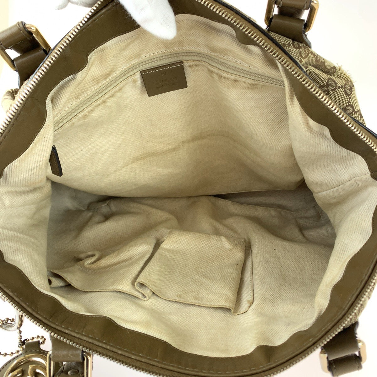 18807
GUCCI グッチ スーキー ブラウン ゴールド金具 GGキャンバス 285730 トートバッグ ショルダーバッグ 2way レディース AB38