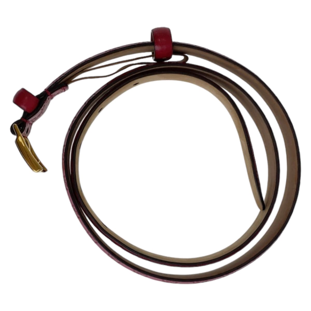 18808
GUCCI グッチ グッチシマ 85cm/34inc ピンク ゴールド金具 レザー 269813 ベルト 男女兼用  メンズ ABP30