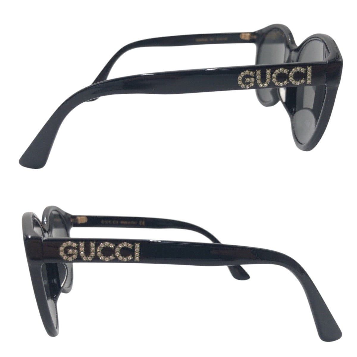 18817
GUCCI グッチ ラインストーン ブラック 黒 プラスチック GG0419 SA 001 5618 145 サングラス 男女兼用 ボストン  メンズ A35
