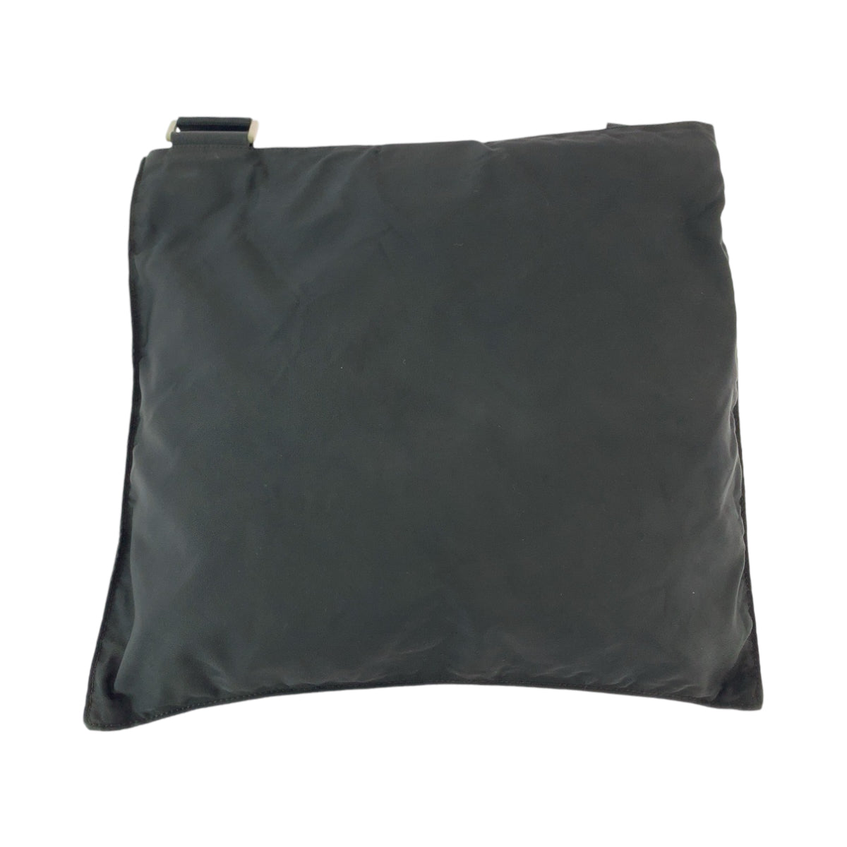 18823
PRADA プラダ テスート 三角ロゴプレート ブラック 黒 シルバー金具 ナイロン ショルダーバッグ メッセンジャーバッグ  レディース ABP41