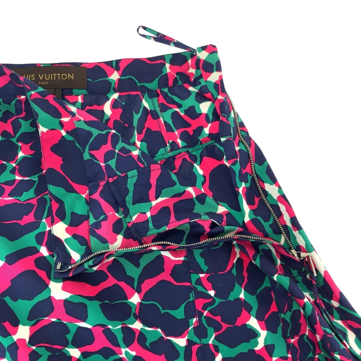 18829
LOUIS VUITTON Louis Vuitton Size 36 Multicolor Silk Skirt Knee-Length Ladies A18