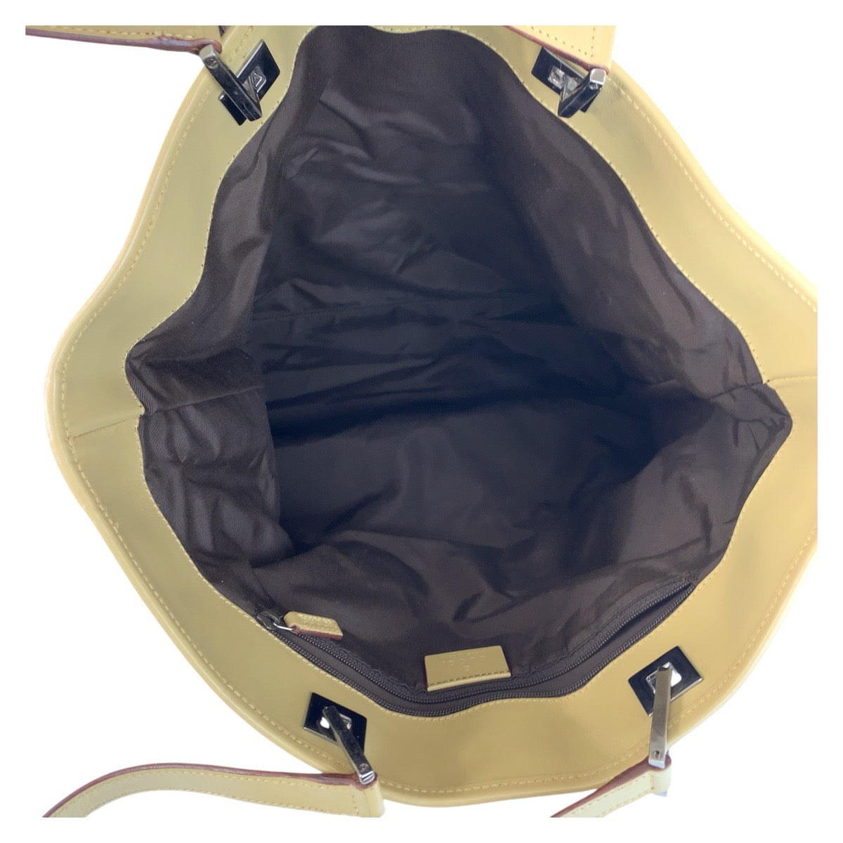 18834
GUCCI グッチ ブラウン ベージュ シルバー金具 GGキャンバス / レザー 31243 トートバッグ ショルダーバッグ レディース AB40