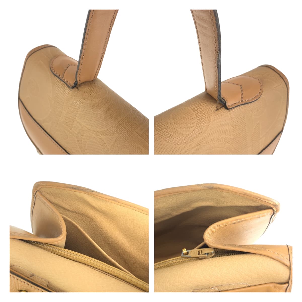 18836
Dior ディオール ヴィンテージ トロッター ブラウン ベージュ ゴールド金具 コーティングキャンバス / レザー ショルダーバッグ ハンドバッグ 2WAY レディース AB39